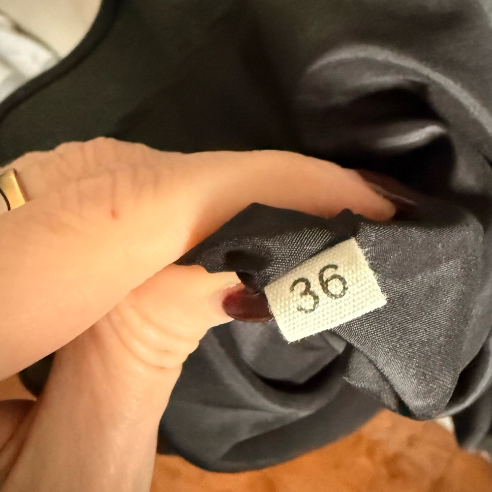 Jil Sander charcoal A-Line Skirt midi - Picture 3 of 4